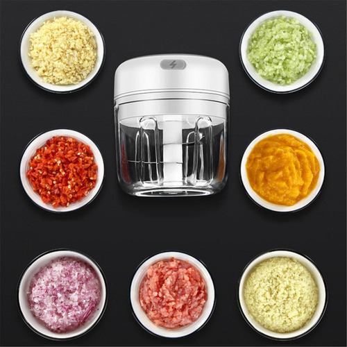 Máquina De Ajo Eléctrica Inalámbrica Para Alimentos, Verdura