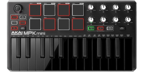 Akai Mpk Mini Mk2 Controlador Midi Usb