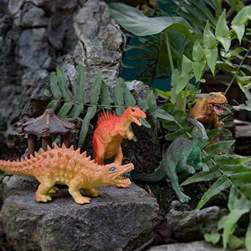 Peruser Dinosaurs Toys Paquete De 12 Figura De 5a7con Libro 