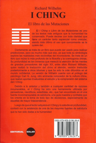 Imagen 2 de 7 de I Ching El Libro De Las Mutaciones