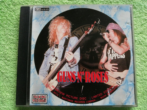 Eam Cd Guns N' Roses Interview Picture Disc Edicion England