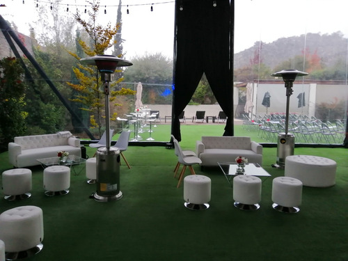 Arriendo Estufas Patio Terraza Exterior Eventos Calefactores