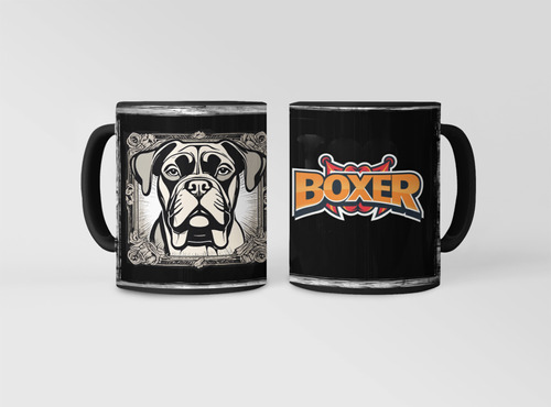 Taza Mágica Mascota Boxer Energía Y Lealtad