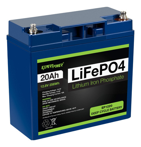Bateria Recargabl Ciclo Profundo Lifepo4 Litio 12 V