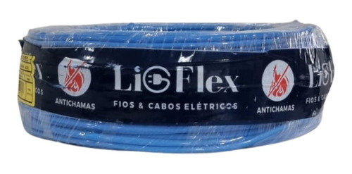 Imagem 2 de 2 de 100m Fio Elétrico Flexível 2,5mm Certificado Rolo Residência