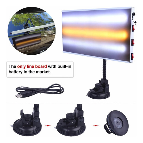 Kit Saca Golpe De Auto Ventosas Abolladura Led Tablero Y