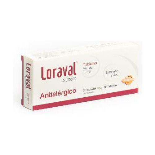 Loraval 10mg 10tabletas