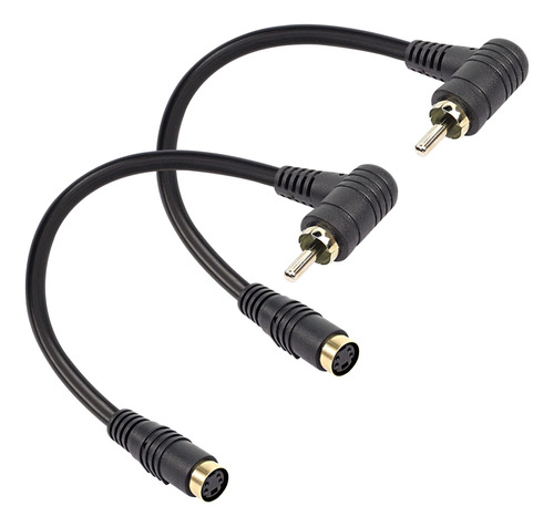 Xmsjsiy Cable S-video A Rca De 4 Pines Mini S-video Hembra .