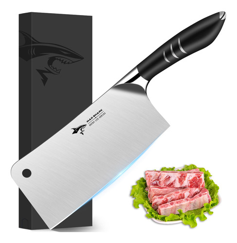 Mad Shark Cuchillo De Carnicero Resistente Para Cortar Carne