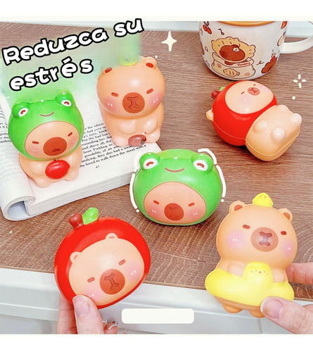 Juguetes Antiestrés Capibara Squishys Estirable Relajante