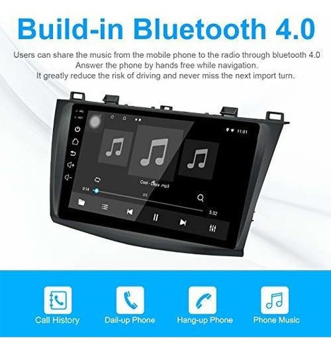 Para Mazda Android Estereo Radio Vehiculo Doble Din Gps