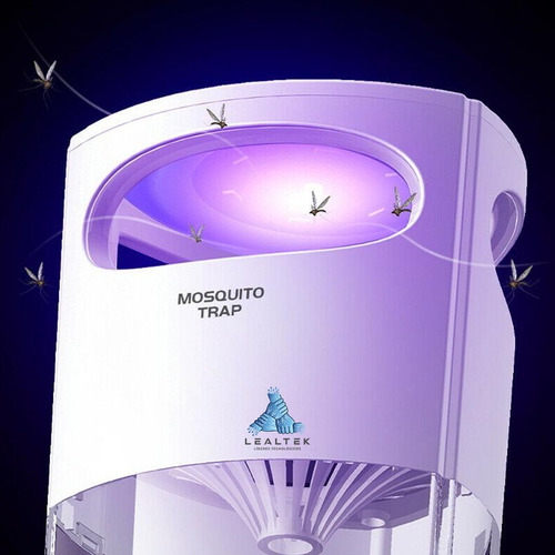 Imagen 9 de 9 de Lampara Mata Zancudos Mosquitos E Insectos Para Hogar Luz Uv