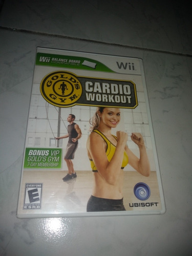 Nintendo Wii Wiiu Videogame Gold's Gym Cardio Workout Fisico