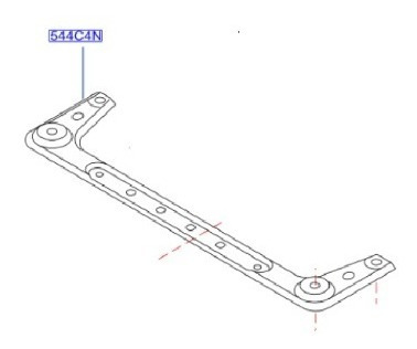 Soporte Miembro Suspensión  Tiida 2007- Nissan Original