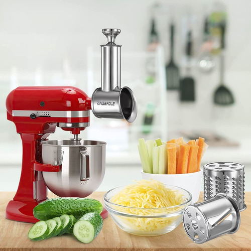 Imagen 2 de 7 de Accesorio Rallador De Acero Inoxidable Batidoras Kitchenaid
