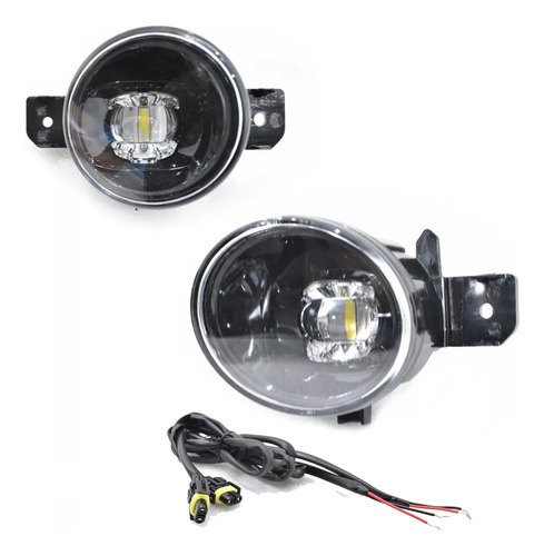 Juego De Faros Niebla X-trail 2004 2005 2006 2007 C/led