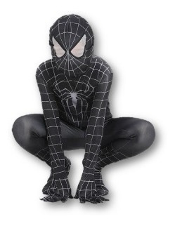 Disfraz Niño Spiderman Hombre Araña Negro Venom Ver Tallas