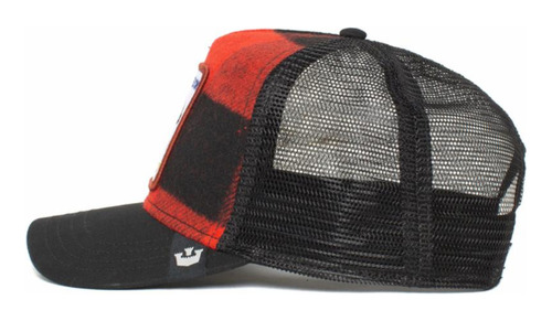Gorra Goorin Bros Ski Free Águila Freedom Negra Con Rojo