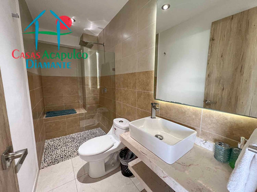 Cad Altamar Victory 402. ¡confort Y Estilo En Acapulco Diamante! Departamento Con Terraza Y Vista A Las Áreas Comunes