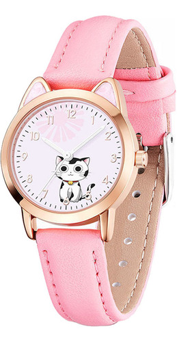 Reloj Para Niña Adolescente Con Diseño De Gato Pretty Miss G