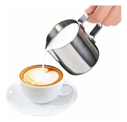Jarra De Acero Inoxidable Para Espumar Leche Café 600ml