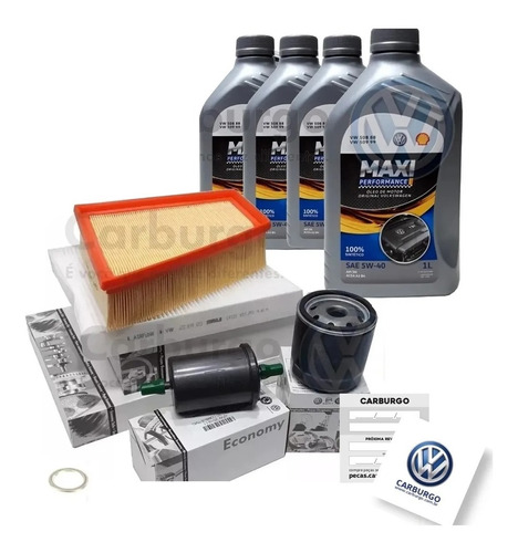 Kit Revisão Completo Original Volks Gol Voyage Saveir 1.6 8v