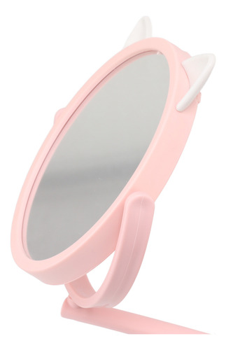 Espejo De Maquillaje Lovely Cat Shape, Transparente