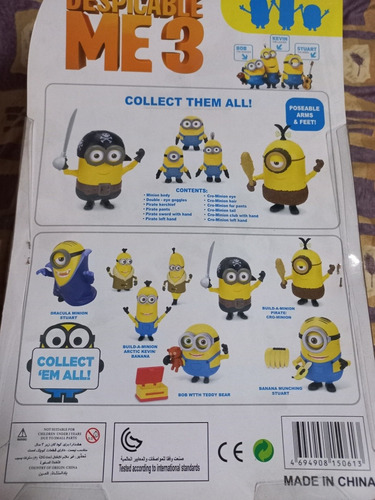 Muñeco Minion Cavernicola . Con Accesorios.sonido (Usado)