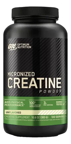 comprar Creatina Micronizada Pó Sem Sabor 300g On Optimum Nutrition