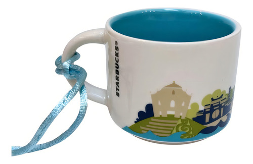 Starbucks Macau, You Are Here Collection, Taza Espresso 59ml Color Azul Hawaii