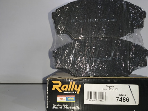 Pastilla De Freno Delant.  Toyota Hilux 83/07  (7486)