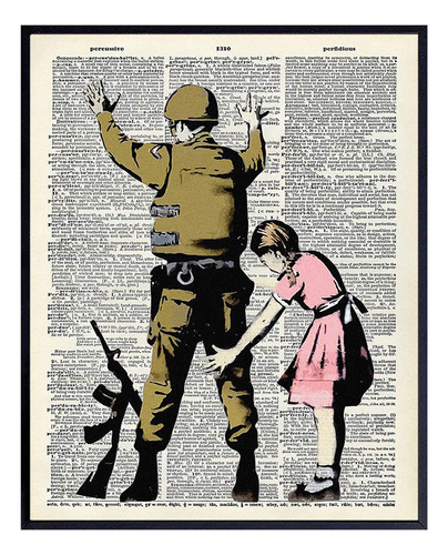 Diccionario De Grafiti De Banksy 8x10 Decoración De Pa...