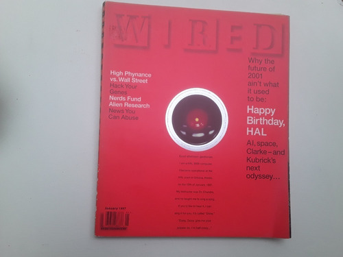 Revista Wired Happy Birthday Hal Enero 1997 5.01