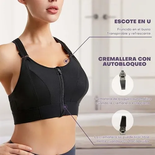 Top deportivo con cremallera new arrivals