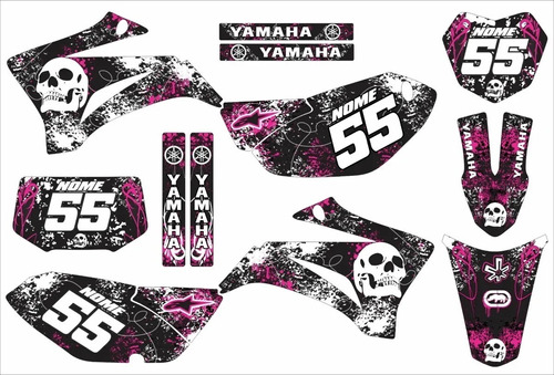 Adesivos Laminado Motocross Trilha Para Yamaha Ttr 125 19967