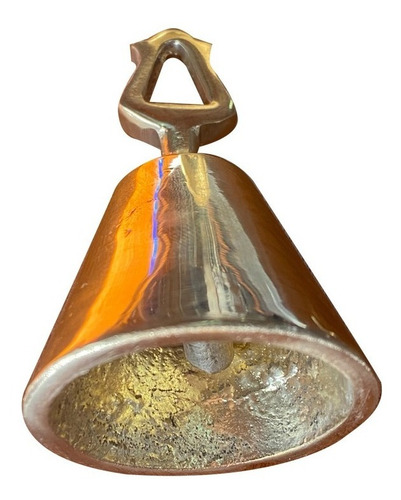 Imagen 2 de 4 de Campana De Bronce Nautica N 3 (4cm X 5cm) Seguridad