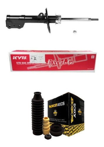 Amortecedor Dianteiro Esquerdo Kit Fit 03..08  - Kyb / Axios