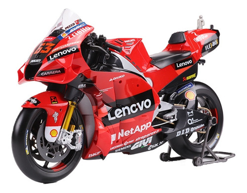Modelo De Motocicleta Ducati 2022 63 A Escala 1:6