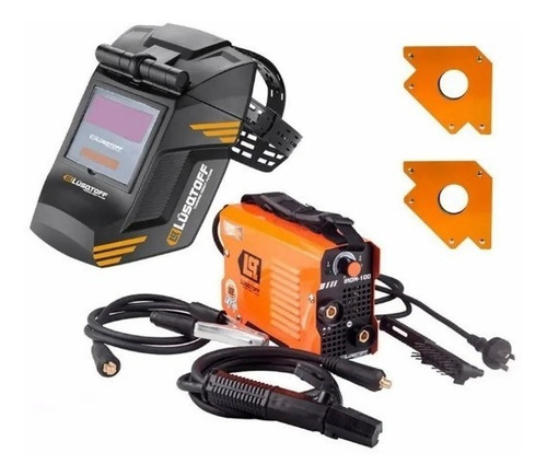 Imagen 10 de 10 de Soldadora Inverter Lusqtoff Iron 100 + Máscara + 2 Escuadras