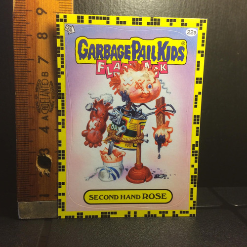 Garbage Pail Kids Second Hand Rose Año 2011 , Borde Tetris. 