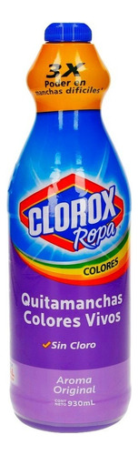Blanqueador Clorox Ropa Colores 930 Ml