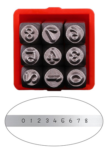 Joya De Sellos De Metal Making Punch Set Premium Número