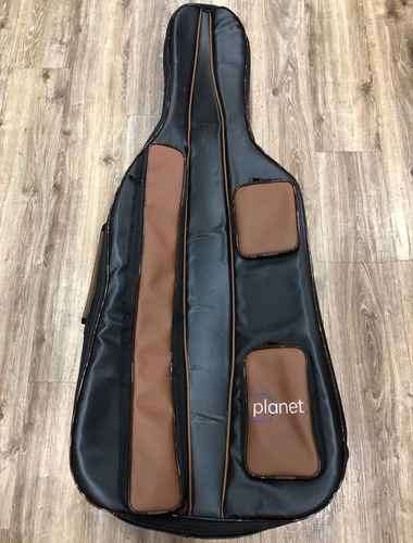 Capa Bag Semi-case Luxo Almofadada Para Cello Violoncello