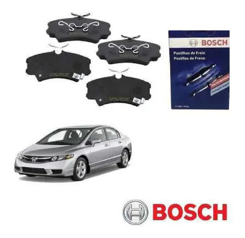 Pastilha De Freio Bosch Dianteiro Honda Civic 2007