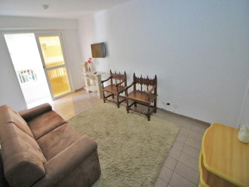 Imagem 2 de 15 de Guarujá - Praia Das Pitangueiras - Calçadão - 02 Dormitórios - Sacada - 01 Vaga - Ap3907 - 34710777