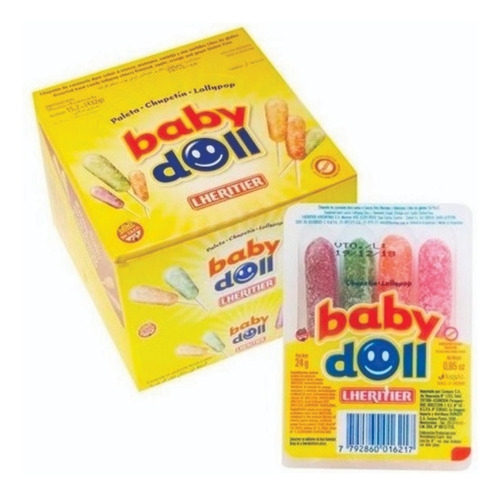 Baby Doll Caja De 18 Bandejas De 4u  - Golosinas Dulsisa