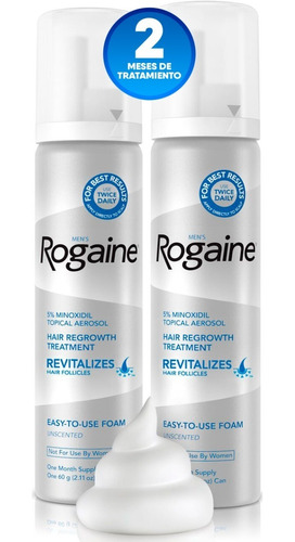 Men´s Rogaine Minoxidil 5% Foam 2 Meses 