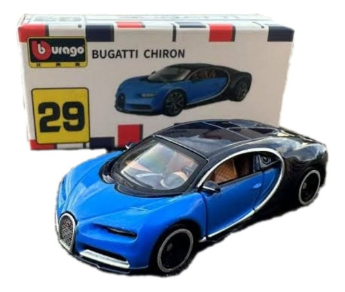 Bburago Bugatti Chiron Escala 1:64 Con Apertura De Puertas 