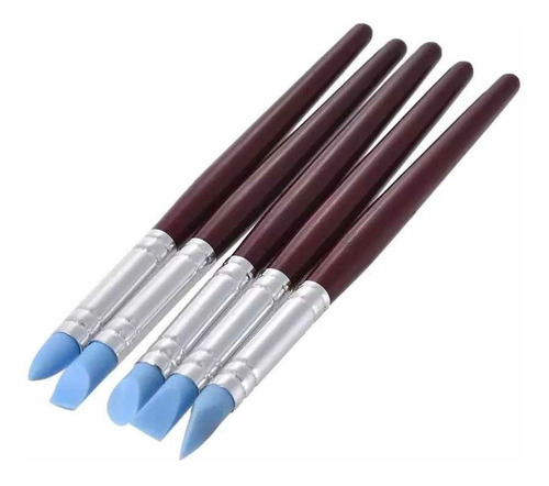 Set Pinceles De Silicona, Fondant O Masas
