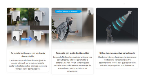 Cámara Seguridad Pt Wifi H8c Pro 3k Auto-tracking Ezviz